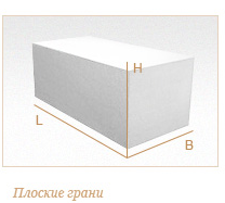 Газобетонный блок ГРАС D600, B3.5, 600x250x300 мм