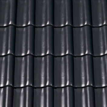 Керамическая черепица Creaton HARMONIE FINESSE schwarz glasiert