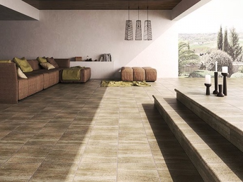 Клинкерная ступень фронтальная Columbia Beige Gres de Aragon 330x330x50/15 мм